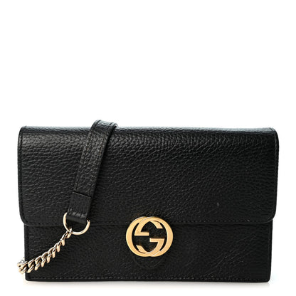 Calfskin Wallet Bag - Black