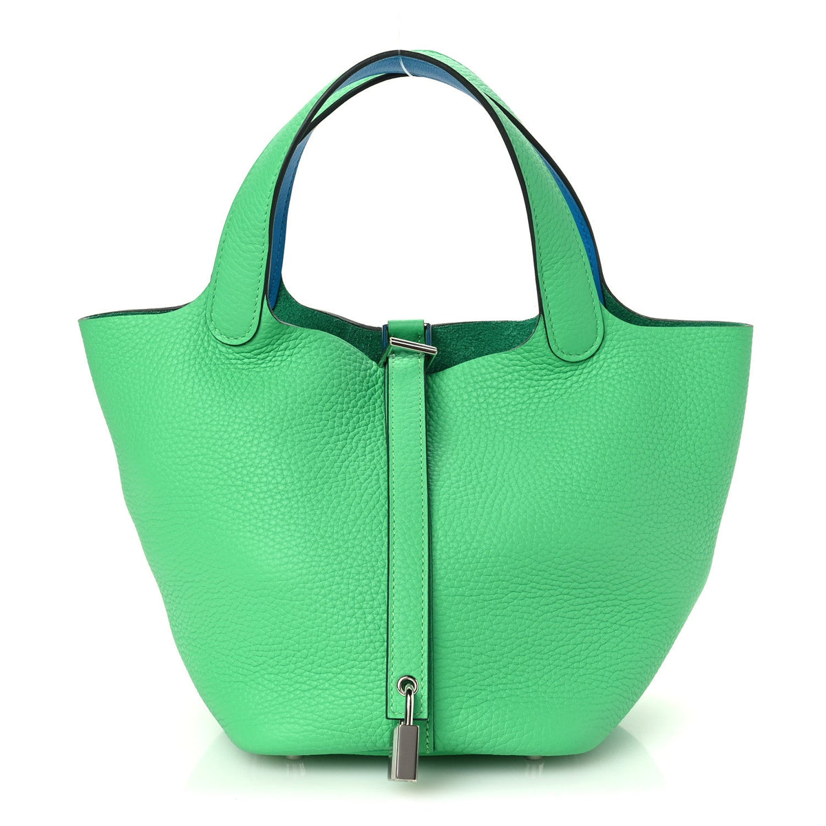 Taurillon Clemence Swift Eclat Picotin L Handbag