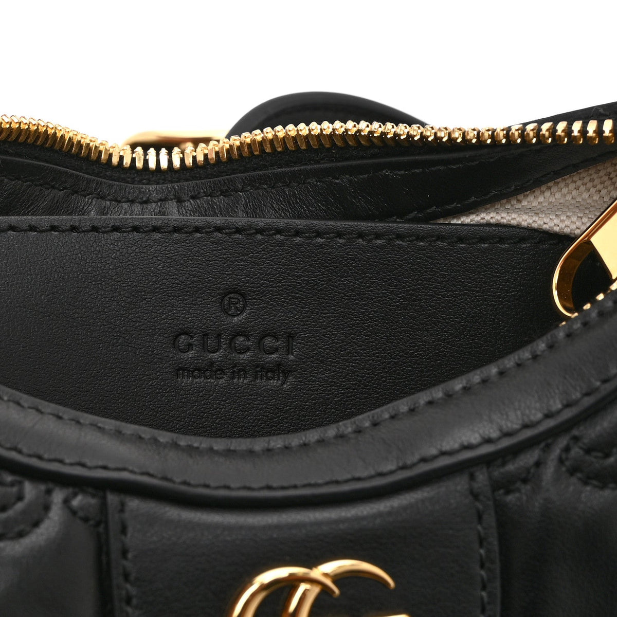 Mini Calfskin Shoulder Bag - Black