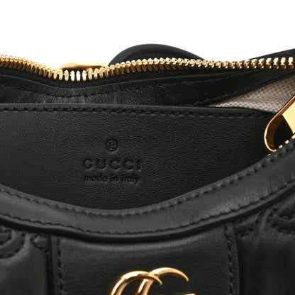 Mini Calfskin Shoulder Bag - Black