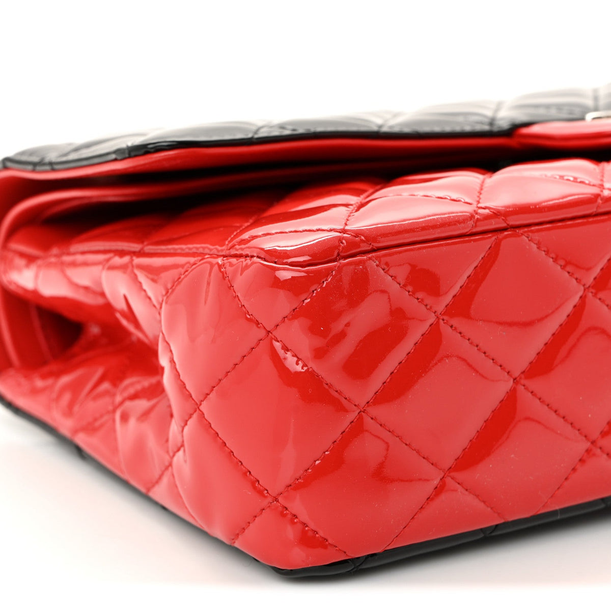 Medium Quilted Calfskin Flap Shoulder Bag - Black