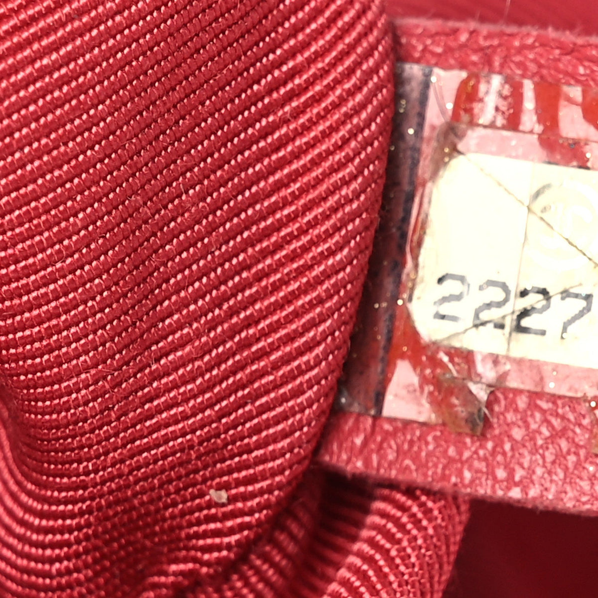 Large Quilted Lambskin Backpack - Red