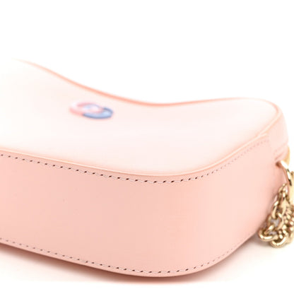 Mini Calfskin Shoulder Bag - Pink