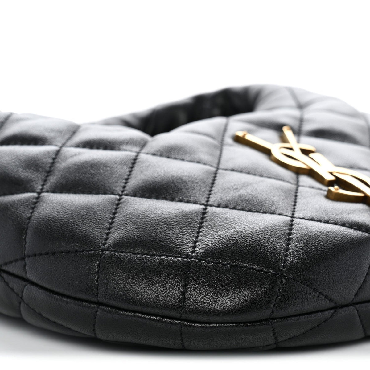 Quilted Lambskin Handbag - Black