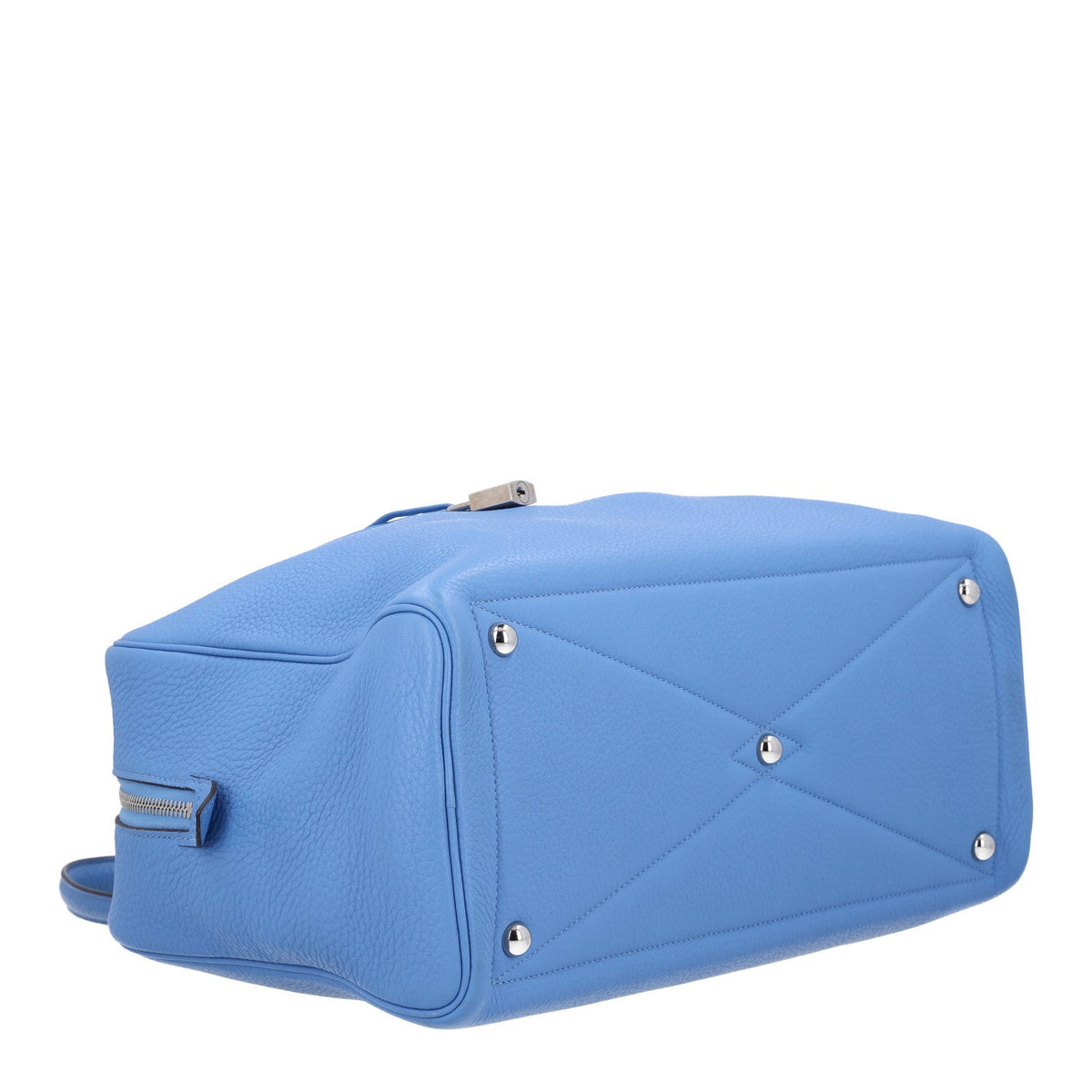 Taurillon Clemence Victoria Ii 35 Bleu P Handbag