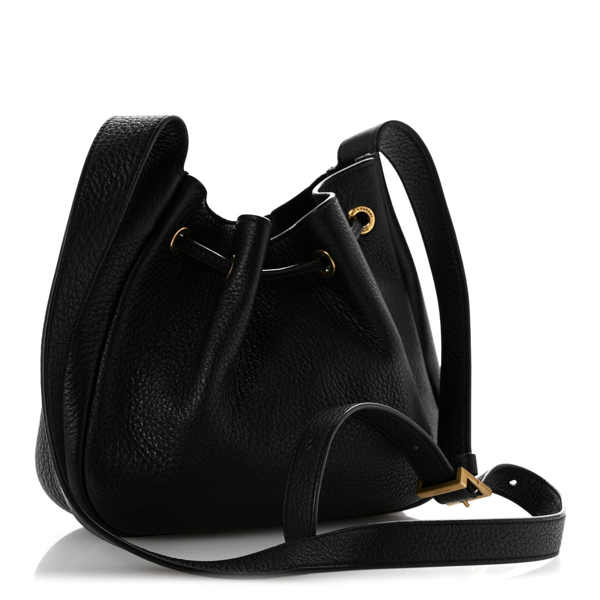 Mini Calfskin Hobo Bag - Black