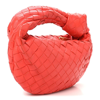 Mini Nappa Handbag - Red