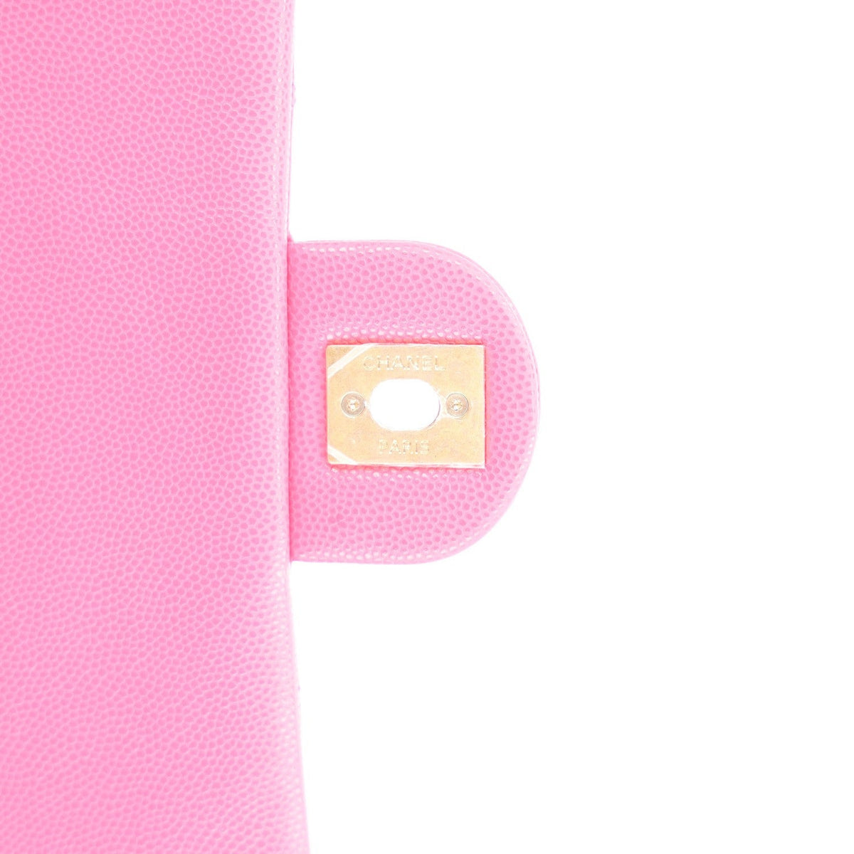 Mini Quilted Caviar Flap Shoulder Bag - Pink