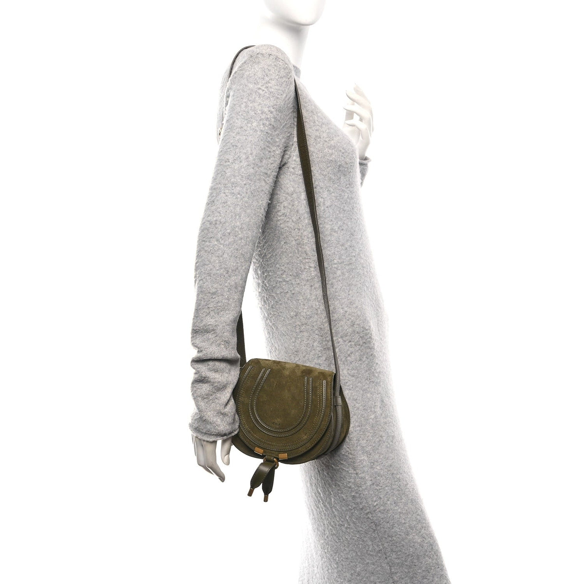 Small Calfskin Suede Handbag