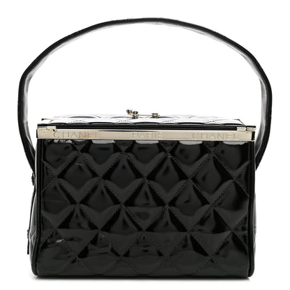 Quilted Clutch Bag - Black