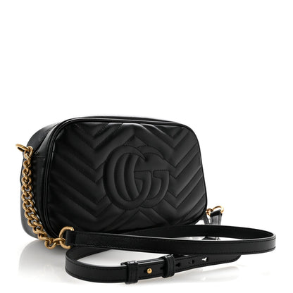 Small Calfskin Shoulder Bag - Black