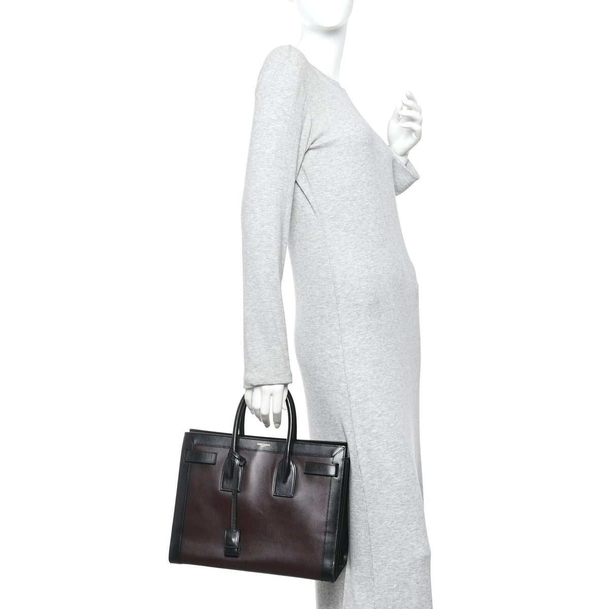 Small Calfskin Handbag - Black