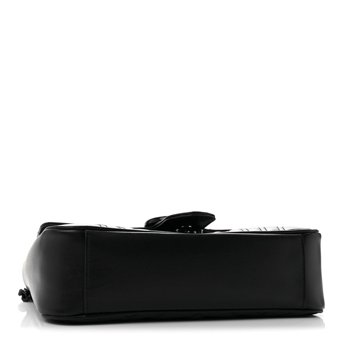 Small Calfskin Shoulder Bag - Black