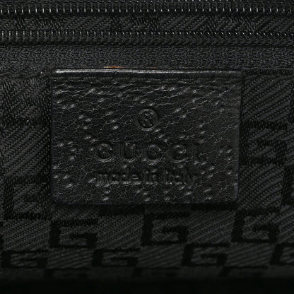 Small Canvas Hobo Bag - Black