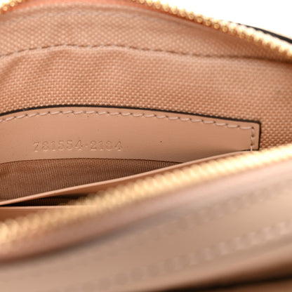 Mini Calfskin Wallet Bag - Beige