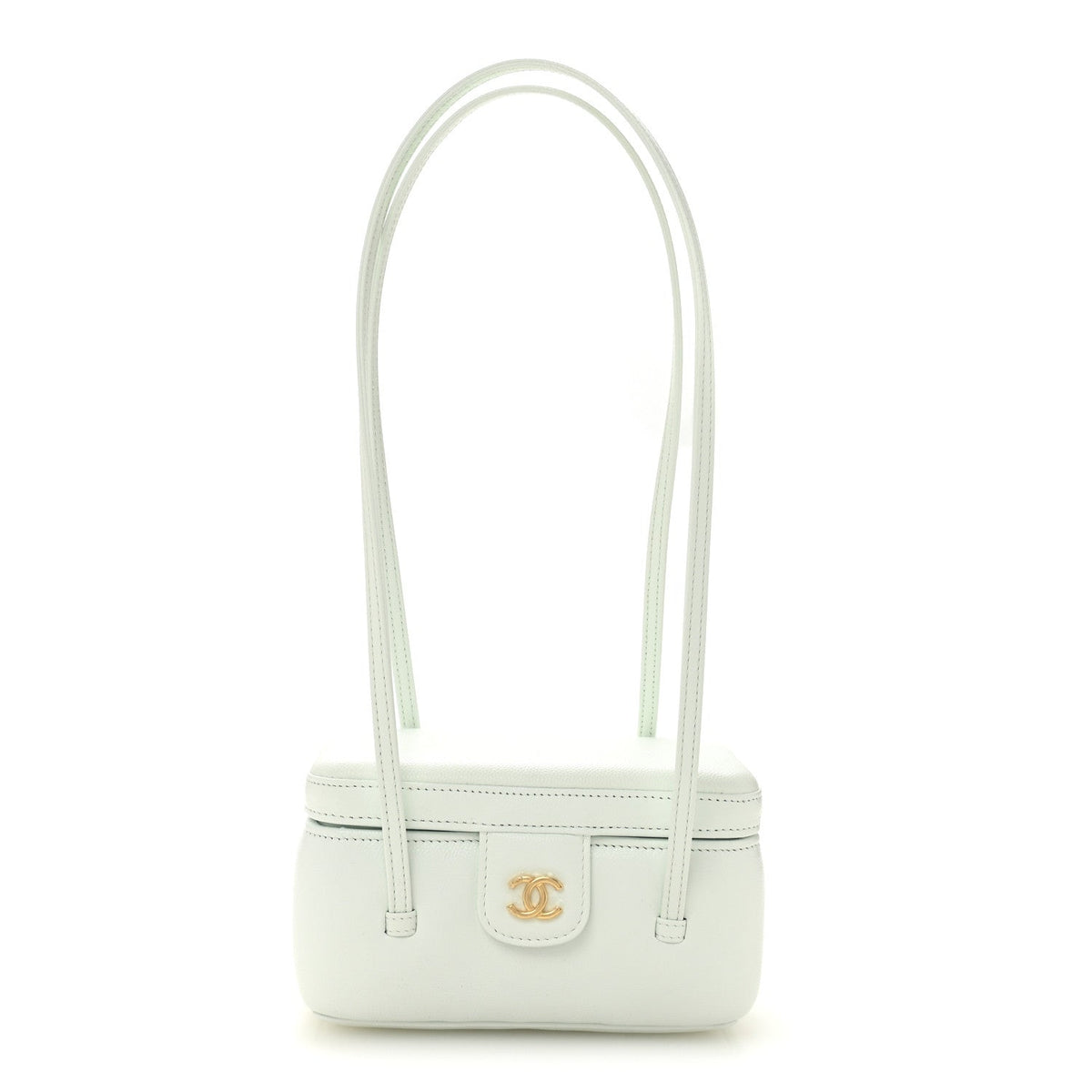 Caviar Handbag - Light Blue