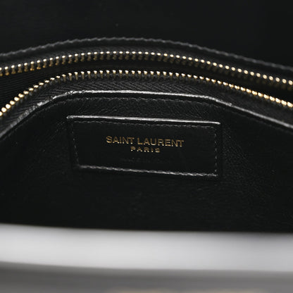 Small Calfskin Handbag - Black