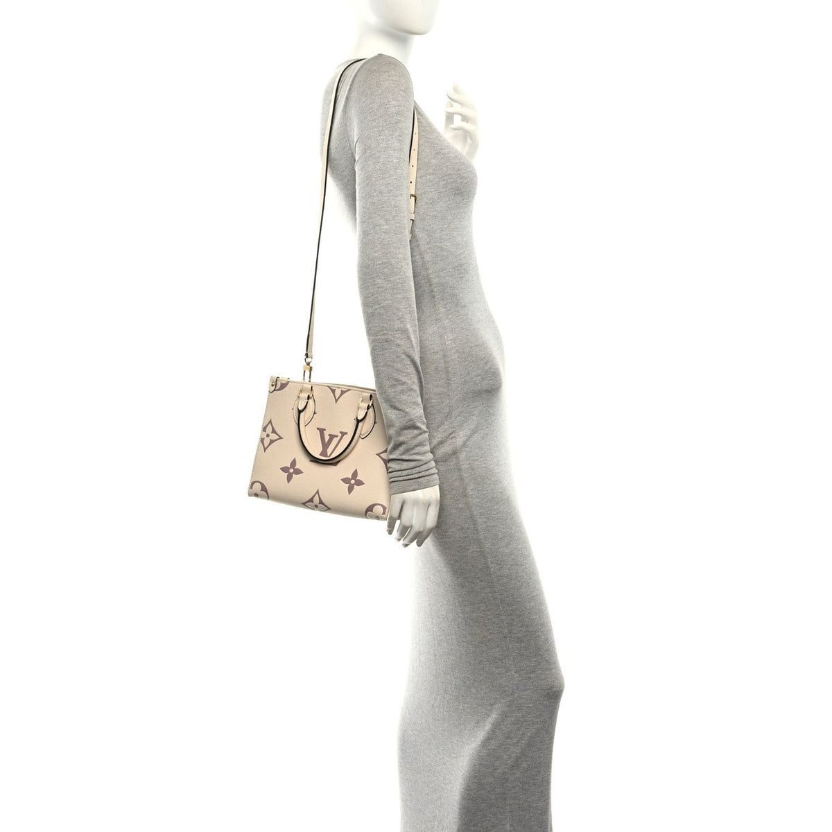 Empreinte Monogram Giant Onthego Pm Crem Handbag