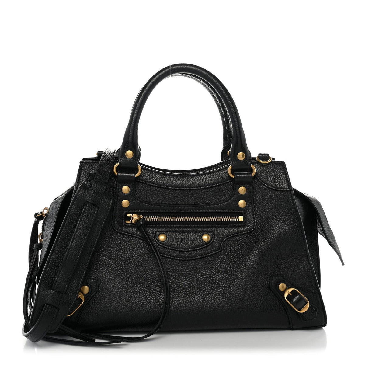 Calfskin Handbag - Gold