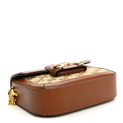 Mini Calfskin Canvas Shoulder Bag
