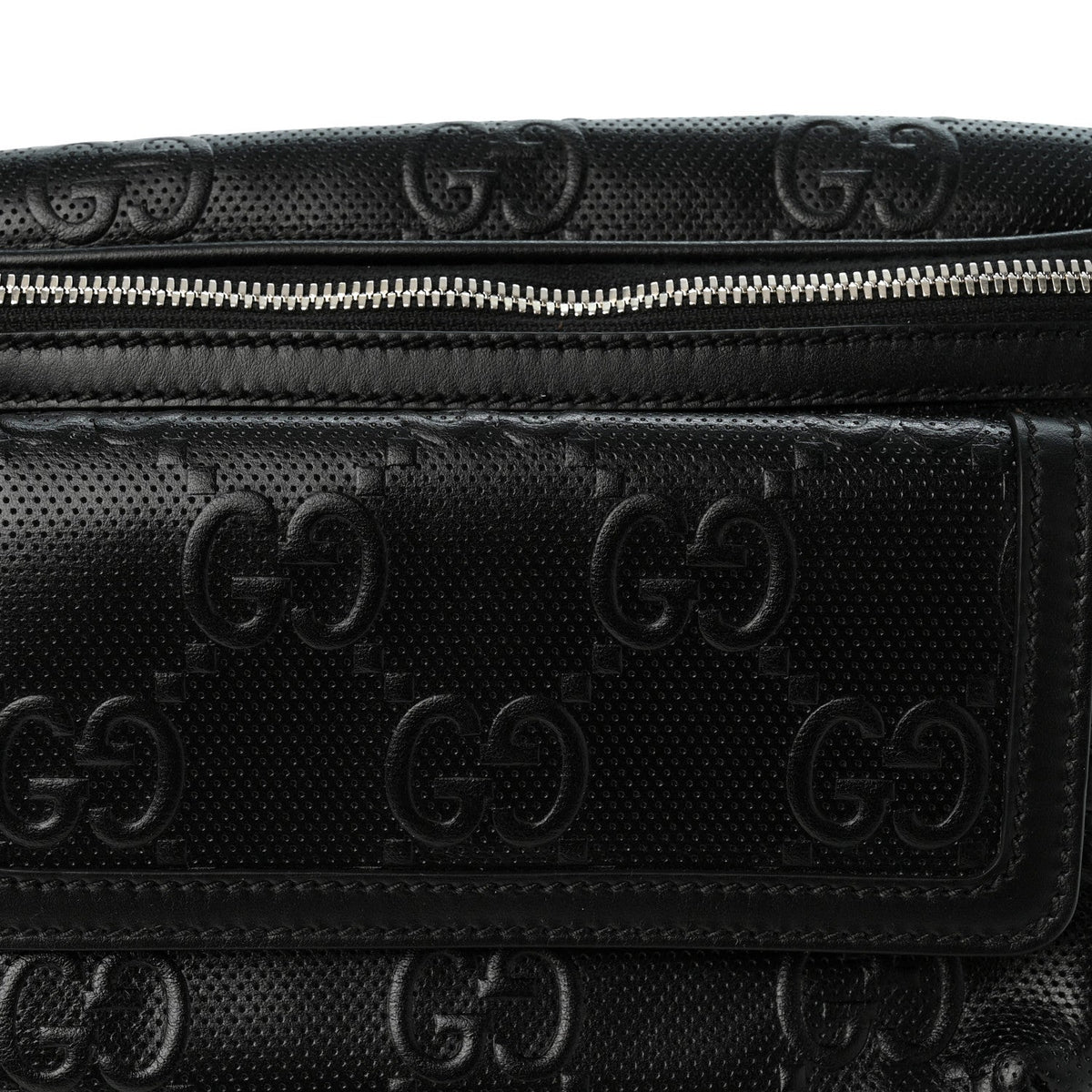 Calfskin Belt Bag - Black