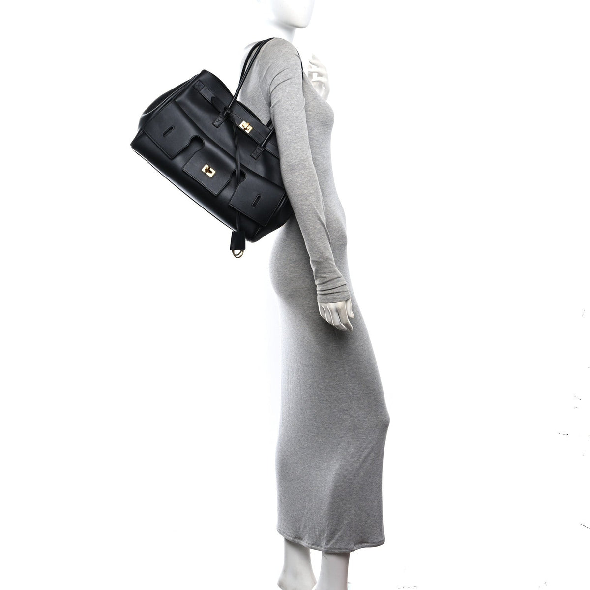 Medium Calfskin Handbag - Black