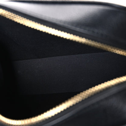 Large Calfskin Crossbody Bag - Black
