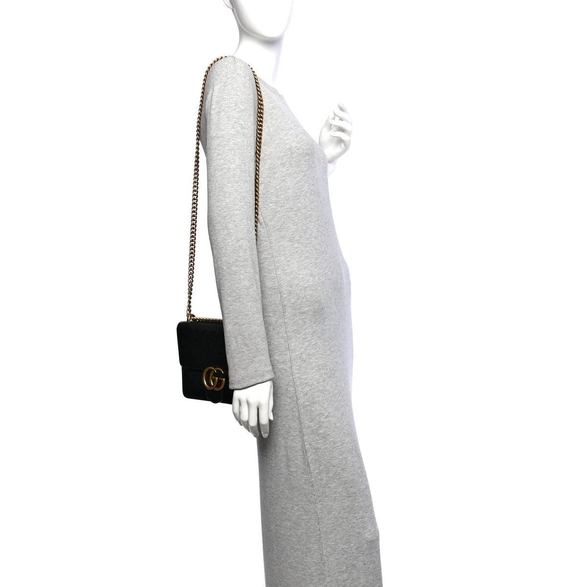 Small Calfskin Handbag - Black