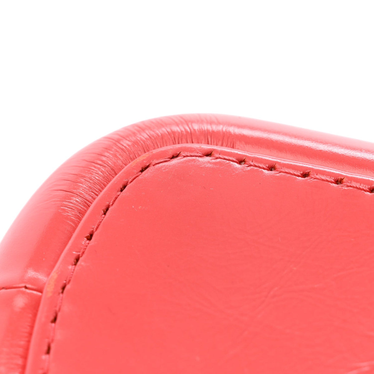 Small Quilted Calfskin Hobo Bag - Red