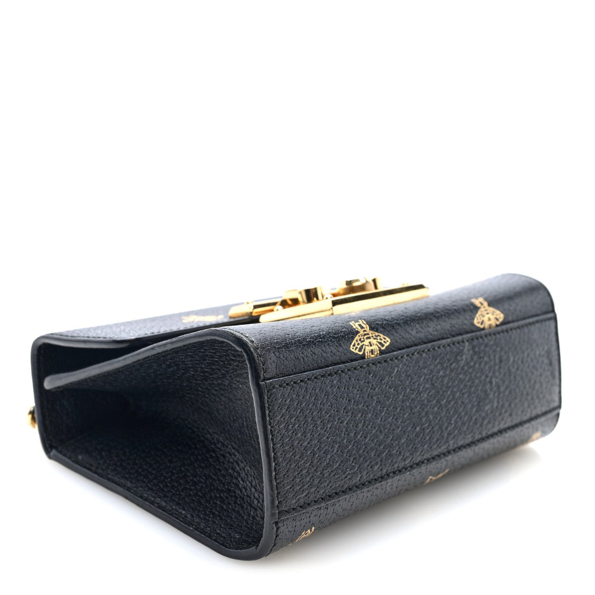 Small Calfskin Shoulder Bag - Black