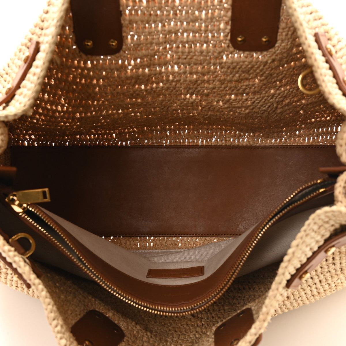 Medium Calfskin Handbag - Natural