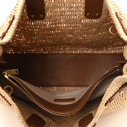 Medium Calfskin Handbag - Natural