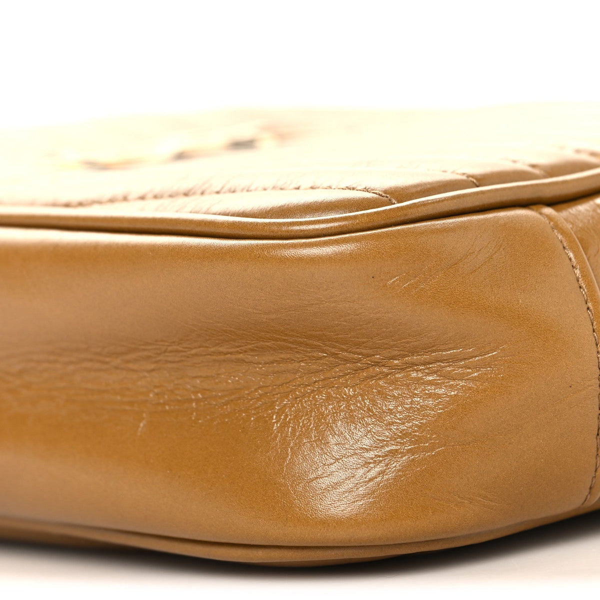 Mini Calfskin Crossbody Bag - Brown