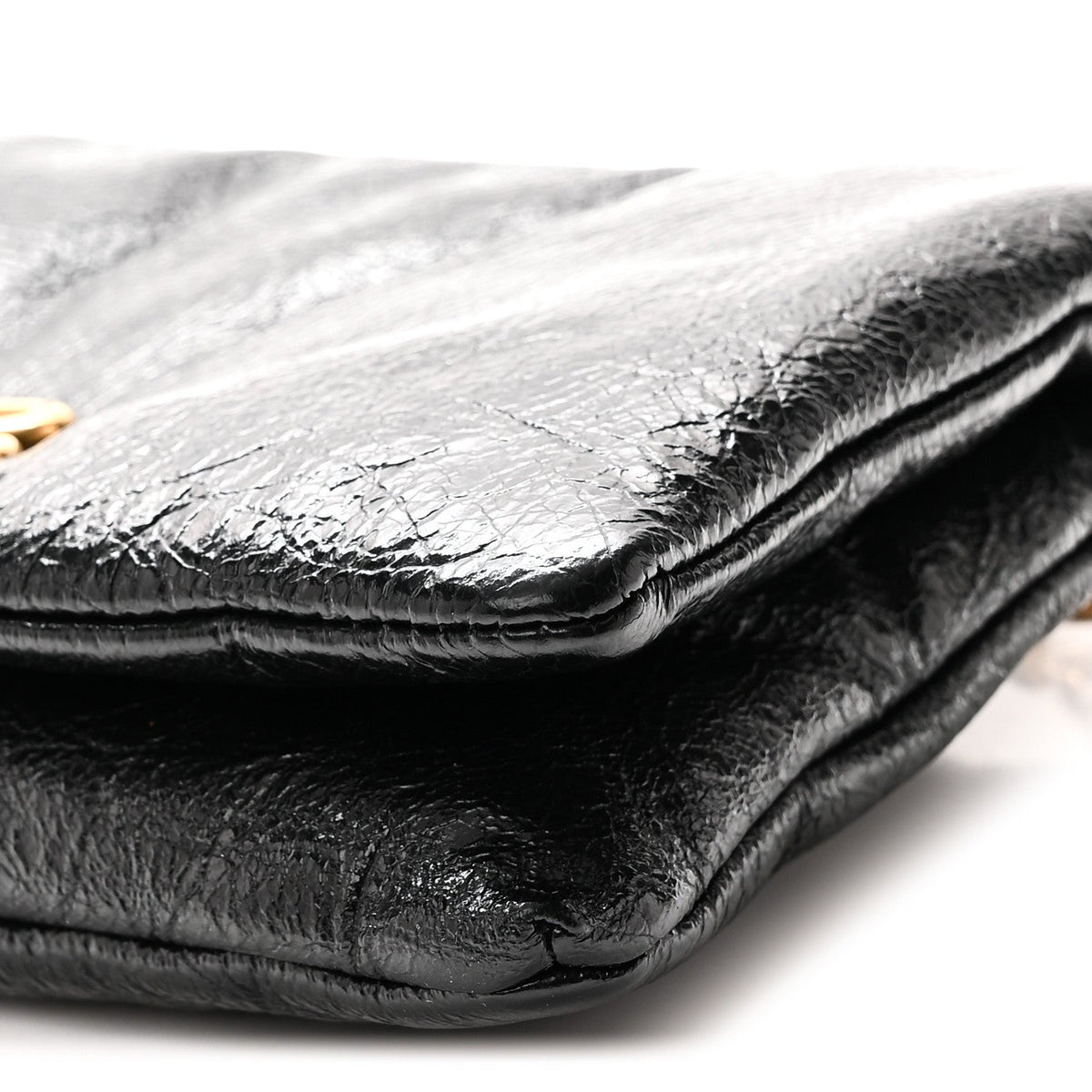 Medium Calfskin Shoulder Bag - Black