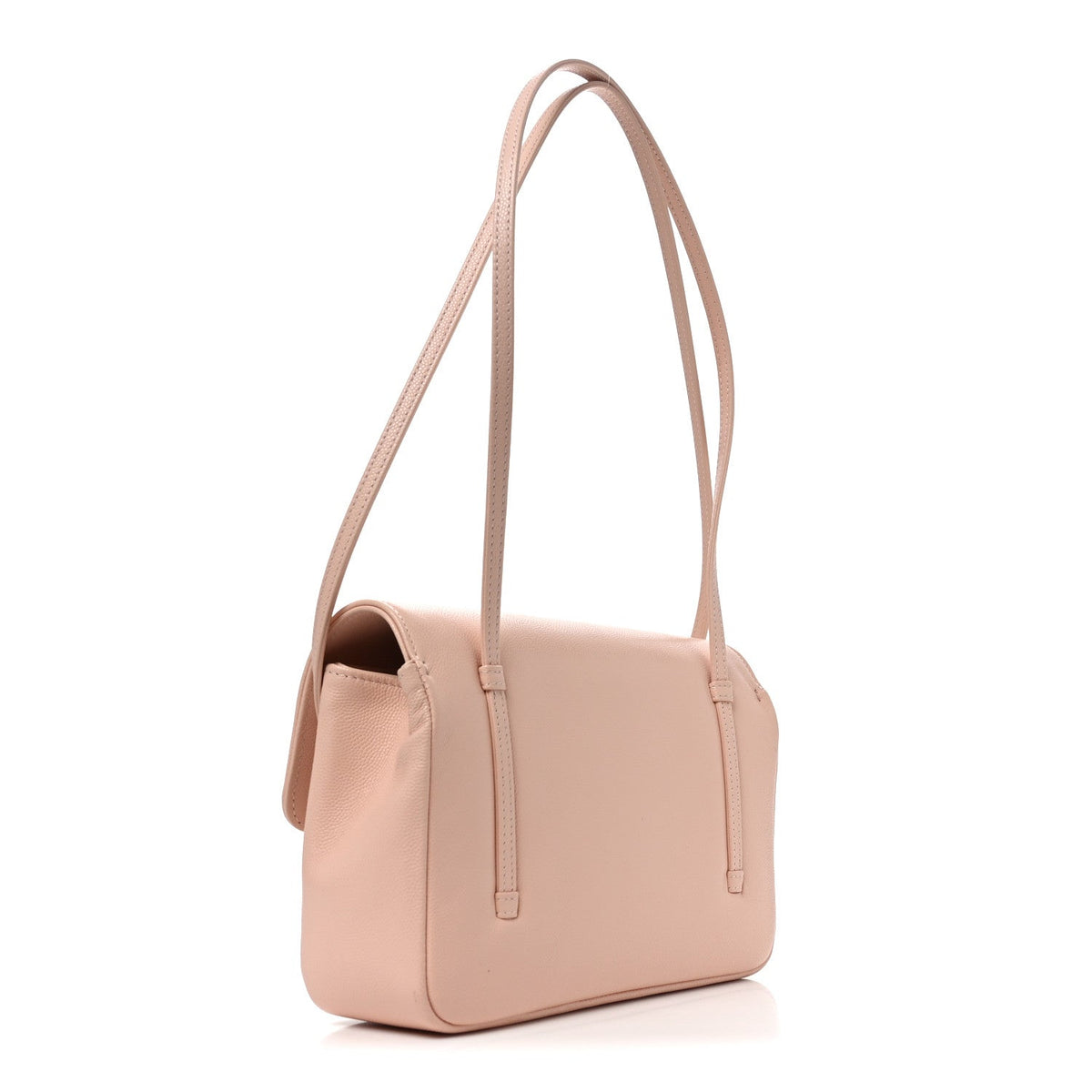 Small Caviar Flap Shoulder Bag - Pink