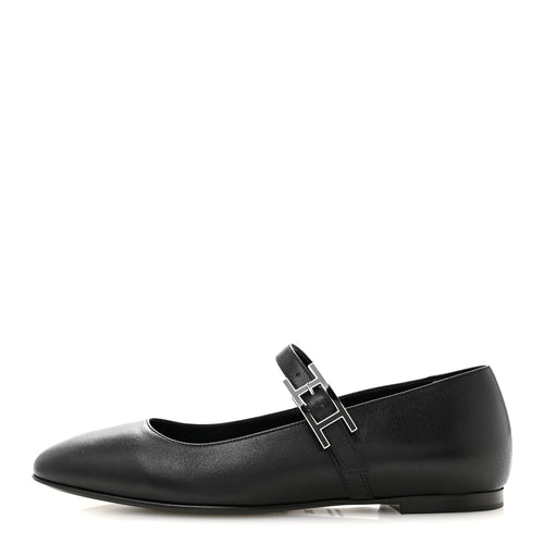 Goatskin Jane Ballet Flats Black