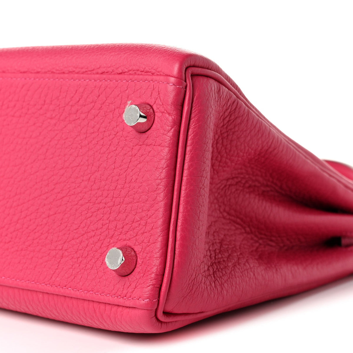 Togo Kelly Retourne 25 Rose Mexico Handbag
