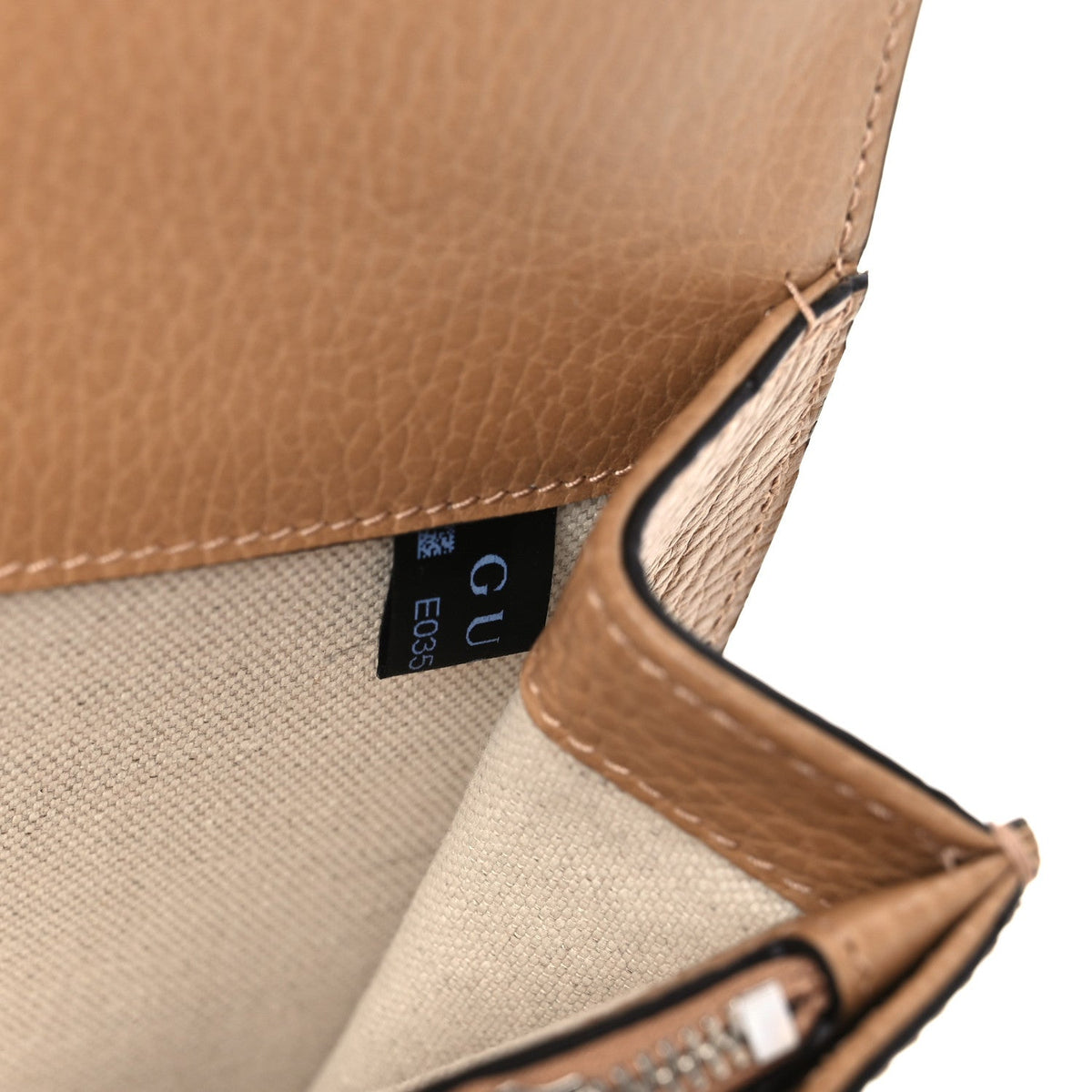 Small Calfskin Shoulder Bag - Natural
