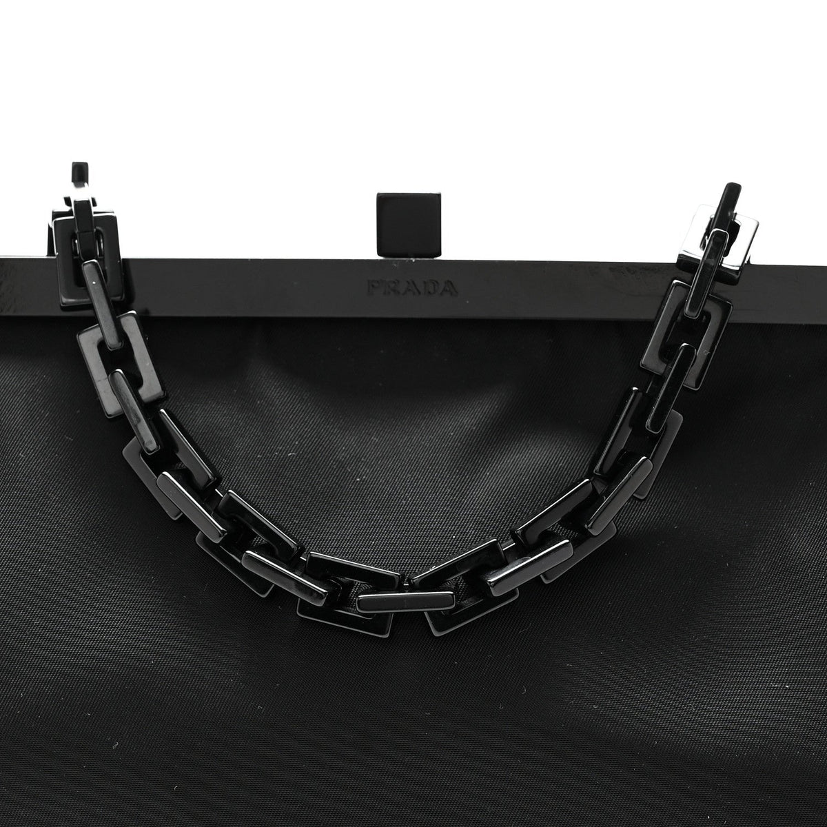 Nylon Shoulder Bag - Black