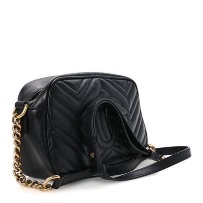 Small Calfskin Shoulder Bag - Black