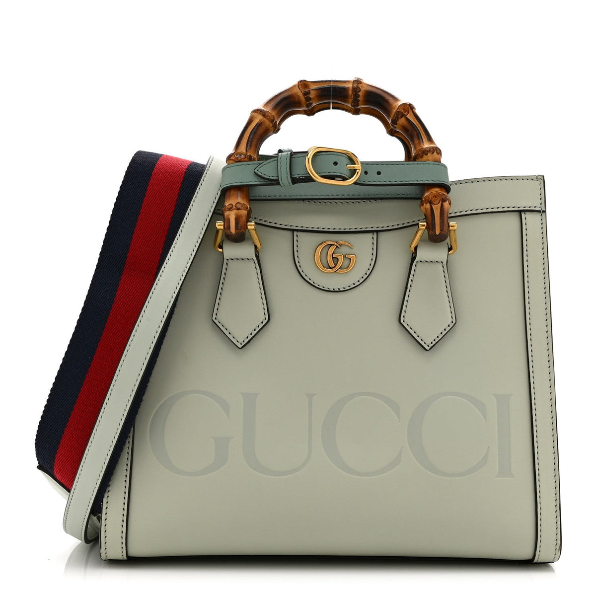 Calfskin Tote Bag - Green