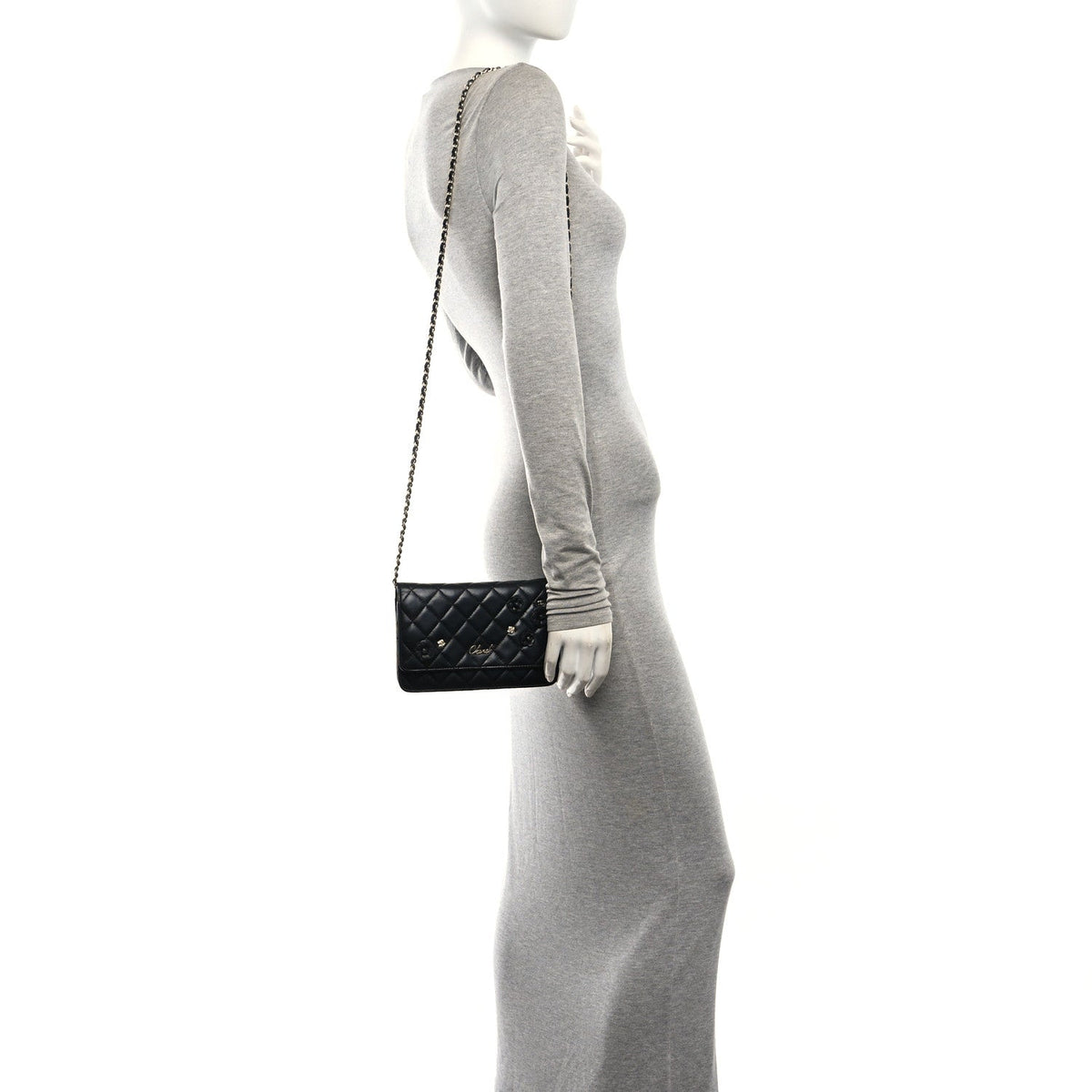 Lambskin Wallet Bag - Black