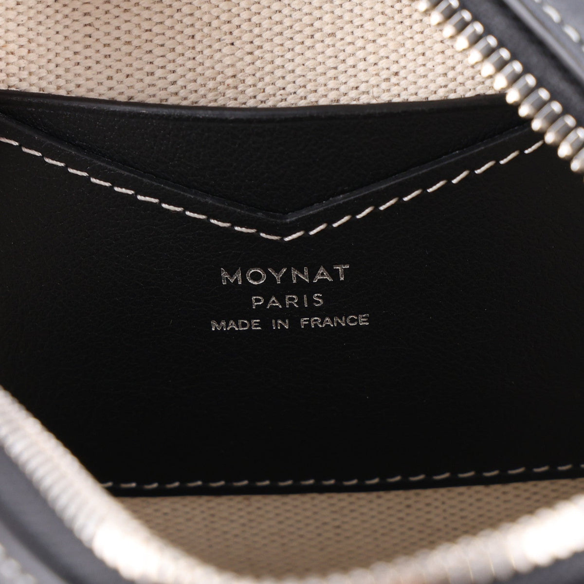 Calfskin Canvas Handbag - Black
