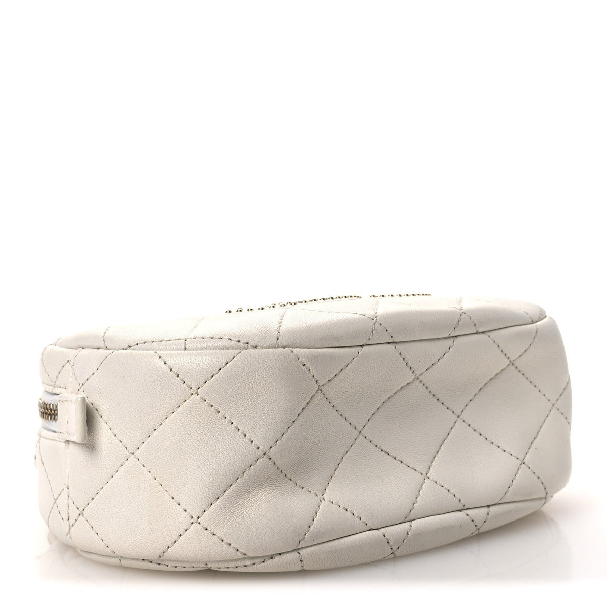 Quilted Lambskin Handbag - White