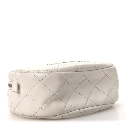 Quilted Lambskin Handbag - White