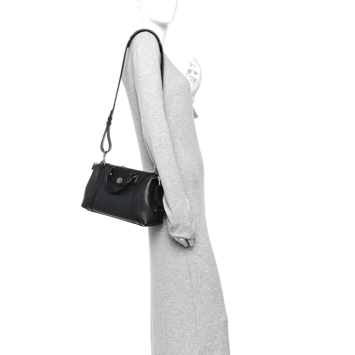 Lambskin Handbag - Black