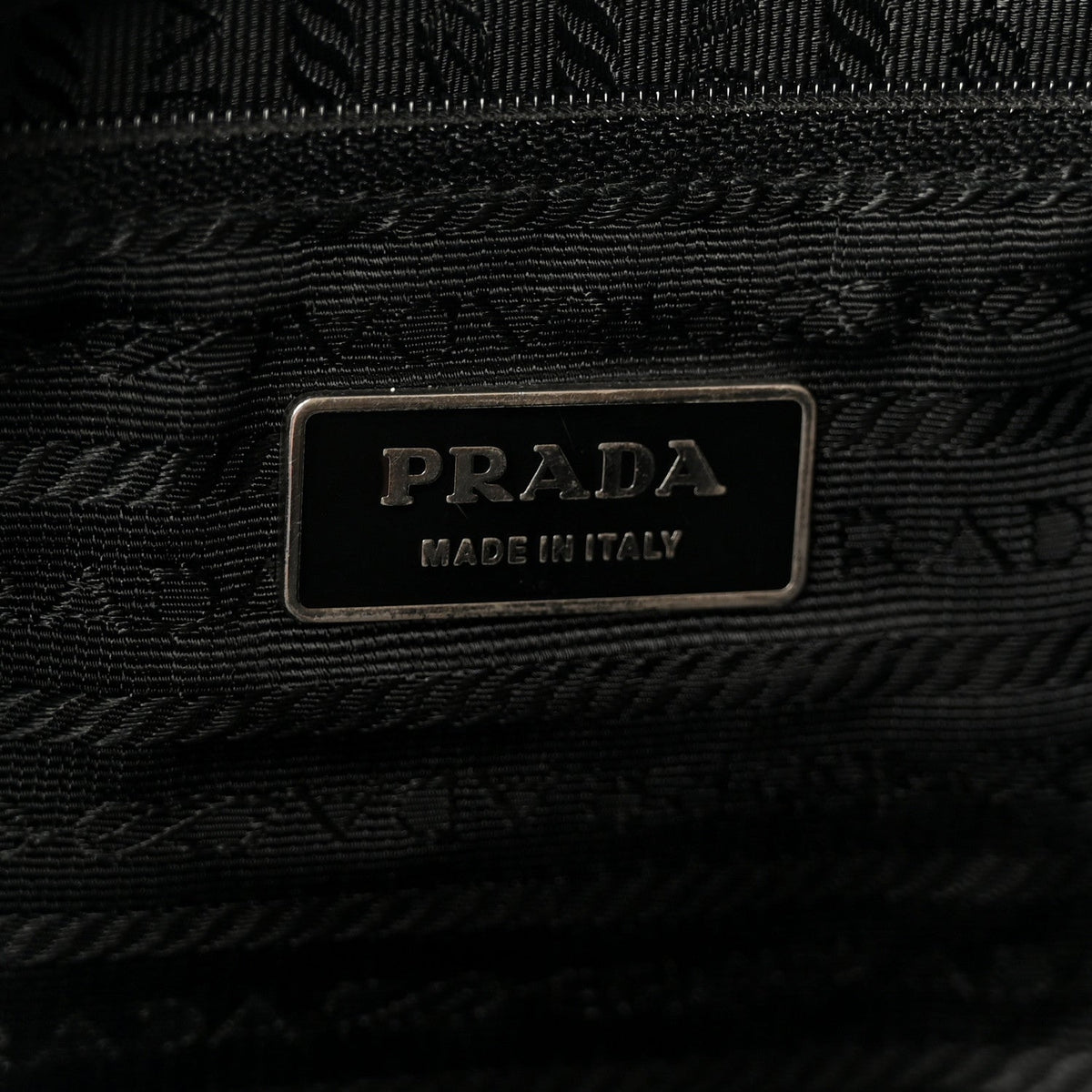 Nylon Shoulder Bag - Black