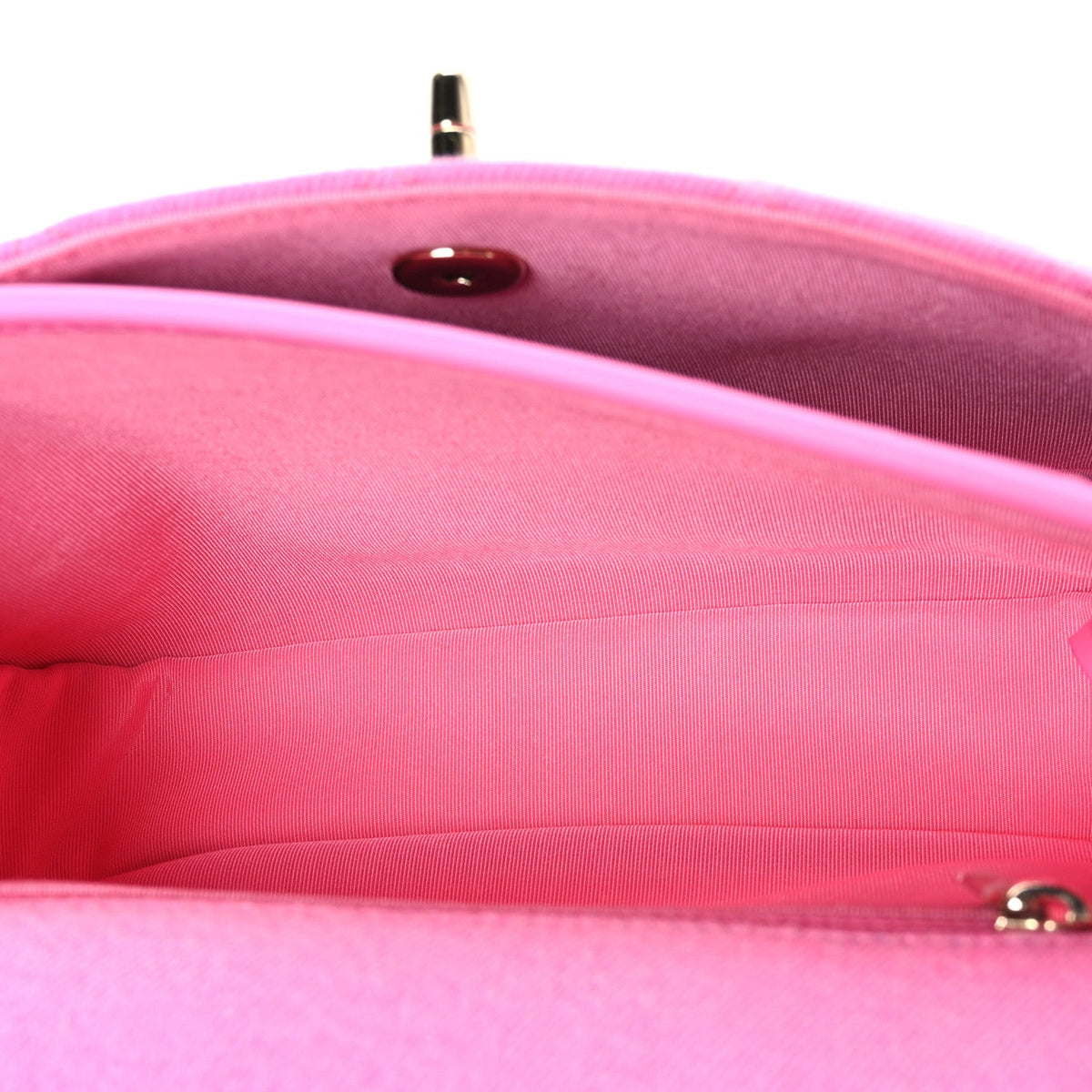 Small Quilted Flap Shoulder Bag - Pink