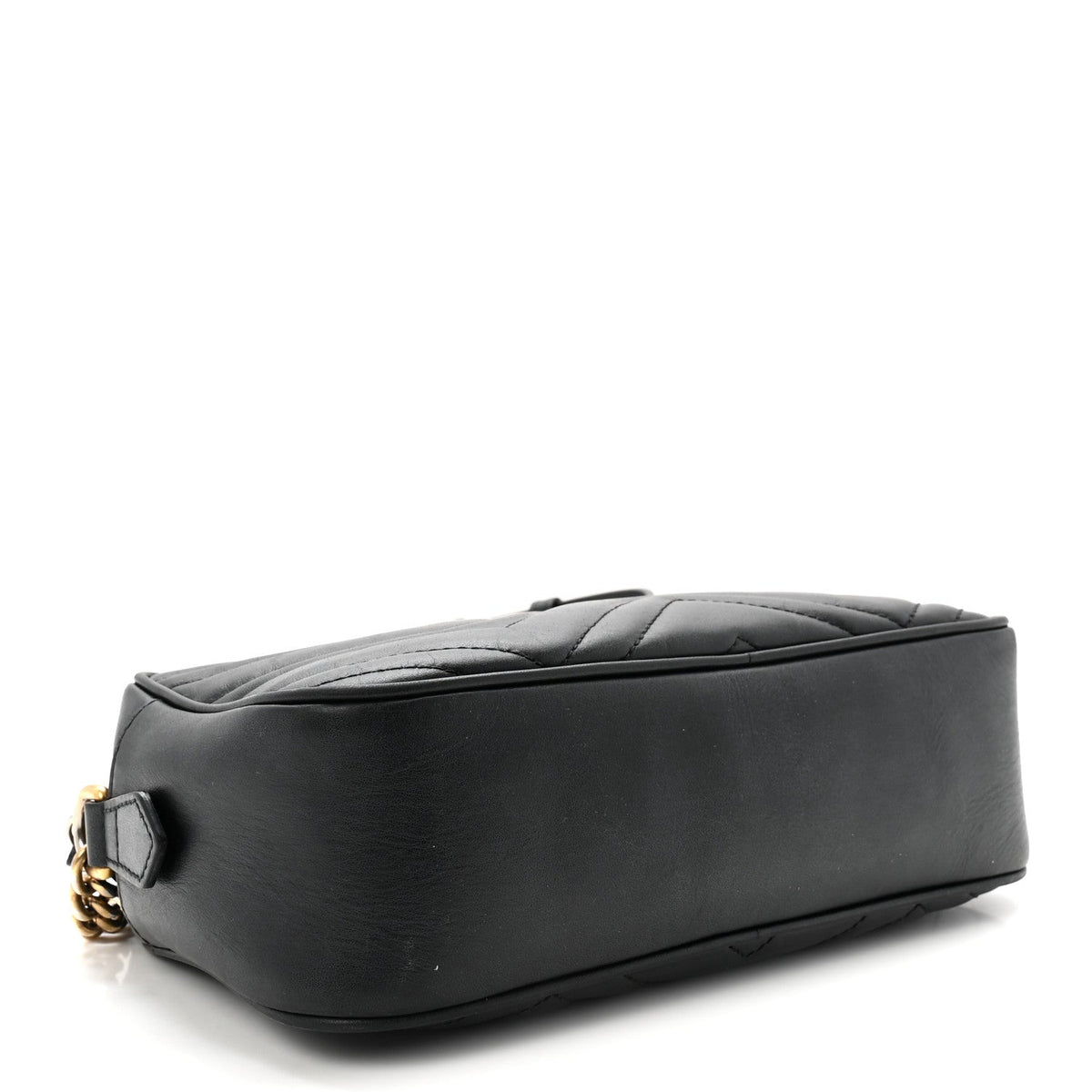 Small Calfskin Shoulder Bag - Black