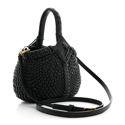 Mini Calfskin Handbag - Black